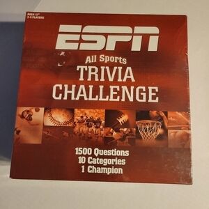 ESPN 2005 All Sports Trivia Challenge New in Box Boardgame